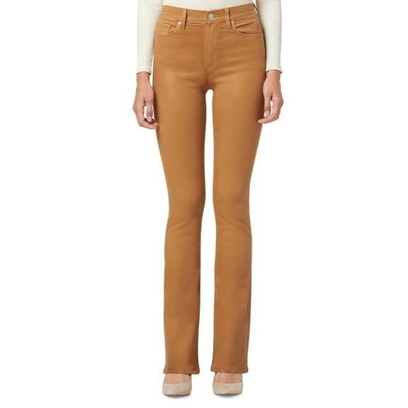 Hudson Women's Barbara High-Waist Bootcut Jeans (24, Tobacco Brown Coat)