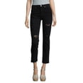thumbnail image 1 of Hudson Jeans Zoeey Ripped Straight Leg Jeans Abandon Destroyed 30, 1 of 2