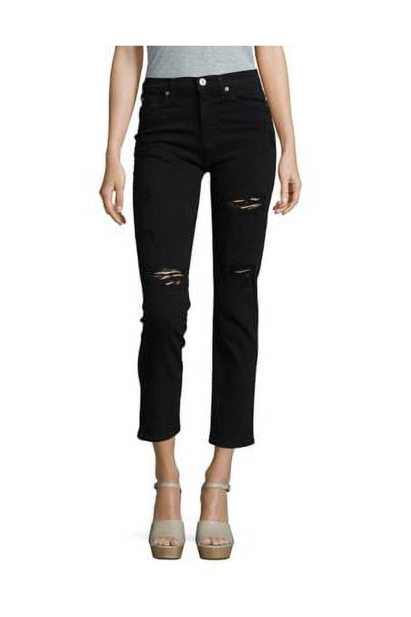Jeans Zoeey Ripped Straight Leg Jeans Abandon Destroyed 30