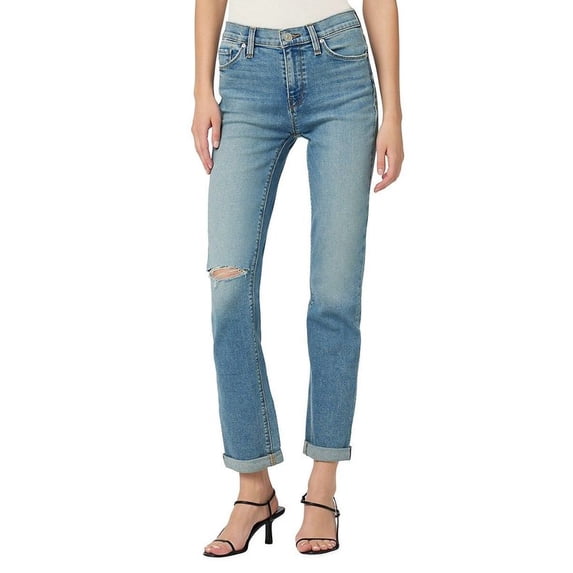 Hudson London Hudson Women's Nico Low Rise Stretch Straight Ankle Jeans - Light Wash - 29(6-8)