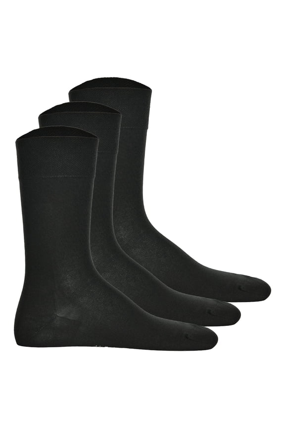 Men Socks Cotton Black 7-8 Uk