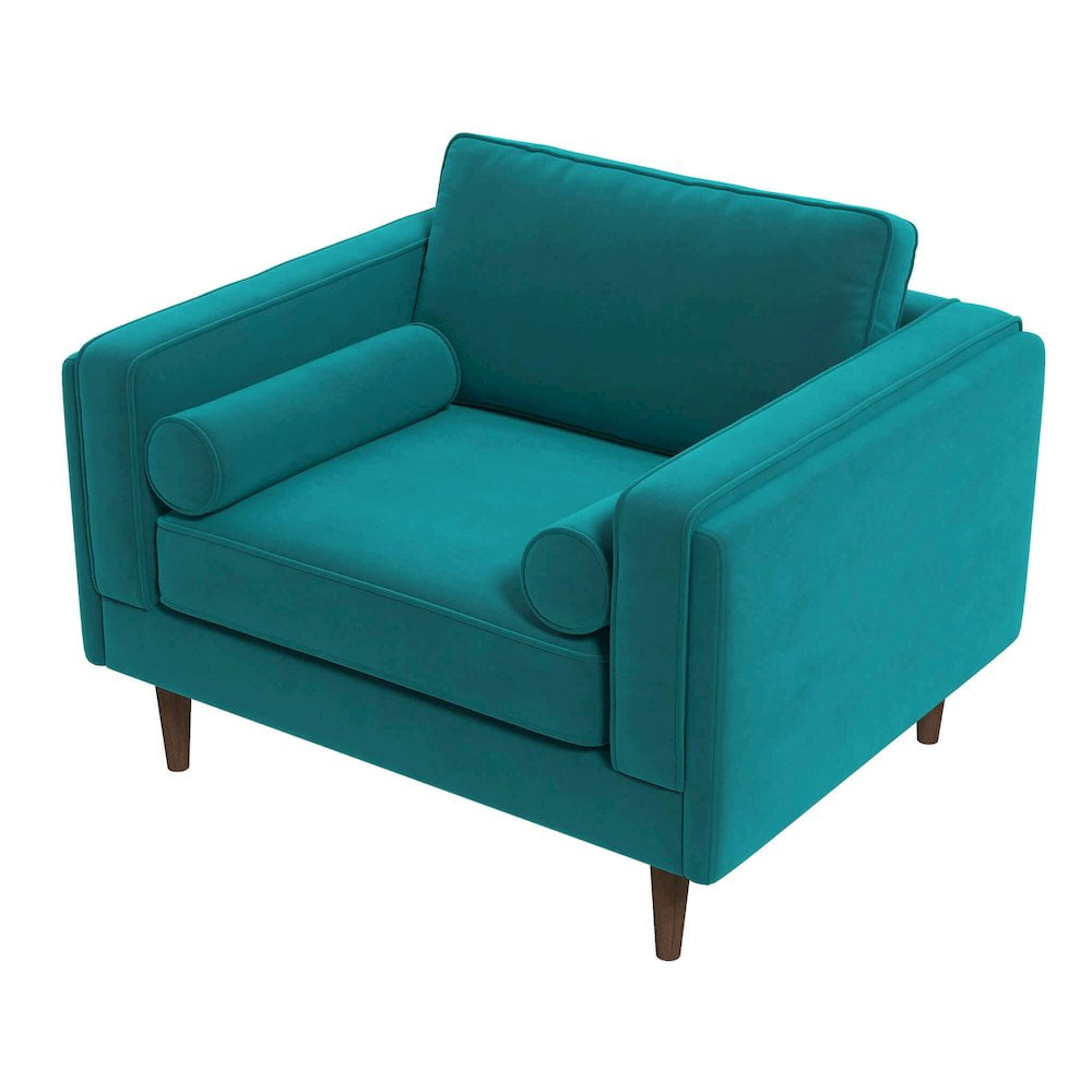 Turquoise mid century chair hotsell