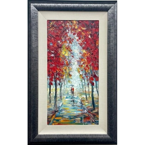 Hudson Moore "Day in the Park" SIGNED OIL Framed Contemporary Impressionism ART Generic