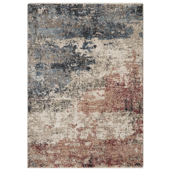 Hudson Multi 3 ft. x 5 ft. Abstract Area Rug