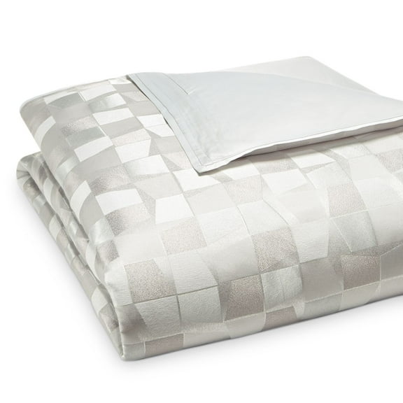 Hudson Park Collection Facets Duvet Cover, Full/Queen