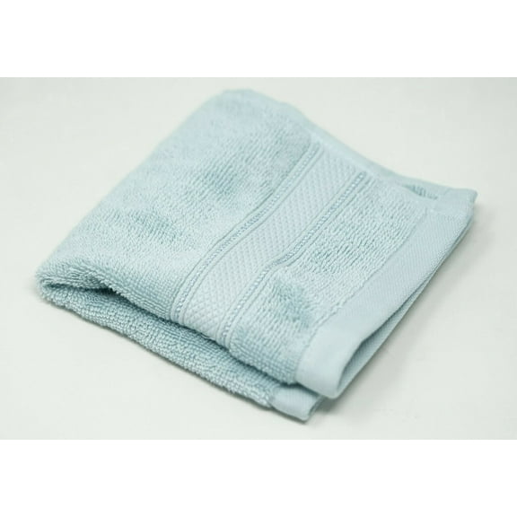 Hudson Park Collection Supreme Washcloth Azure 13 X 13