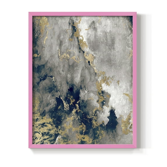 Hudson Path in Pink Solid Wood 8 x 10 Framed Print