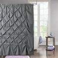 thumbnail image 1 of Hudson Pintuck Fabric Shower Curtain 72"x72", 1 of 5