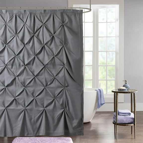 Hudson Pintuck Fabric Shower Curtain 72"x72"