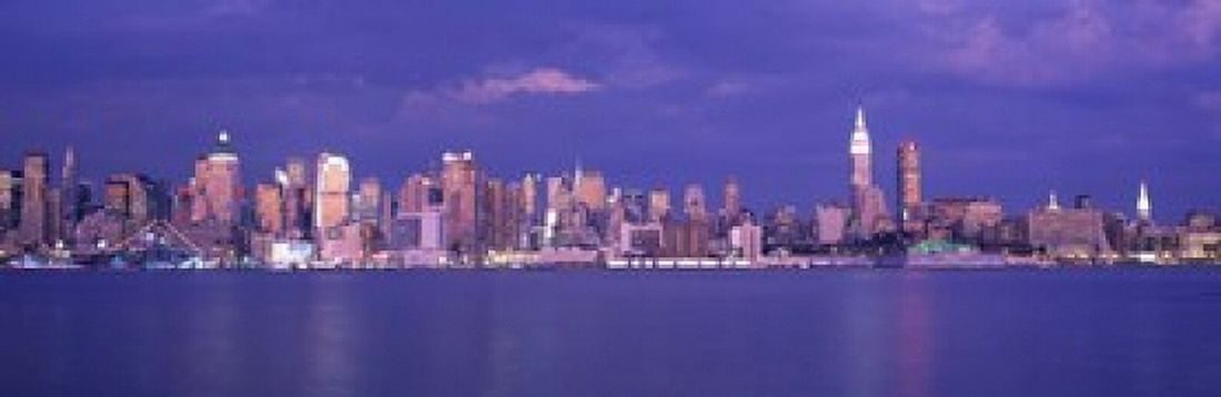 Hudson River NYC New York City New York State USA Canvas Art - Panoramic Images (18 x 6)