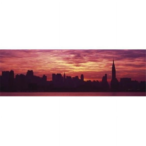 Hudson River New York, NYC, New York City, New York State, USA Poster Print (36 x 12)