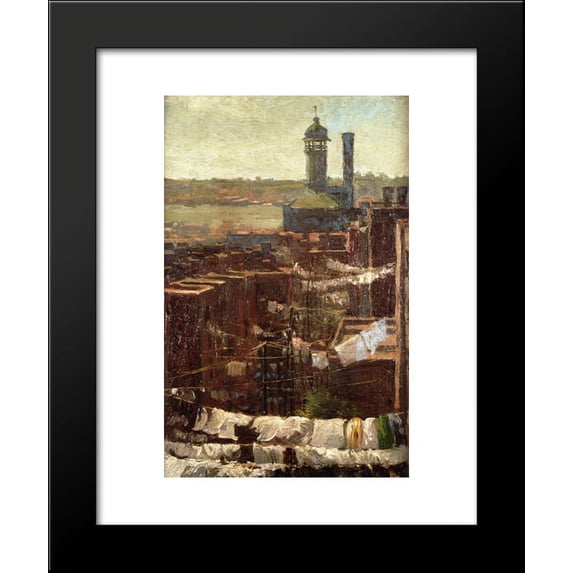 Hudson River View 20x24 Framed Art Print by Onderdonk, Robert Julian
