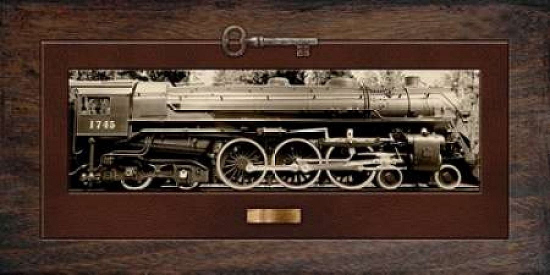 Hudson Steam Engine Canvas Art - Matt McCarthy (24 x 48)