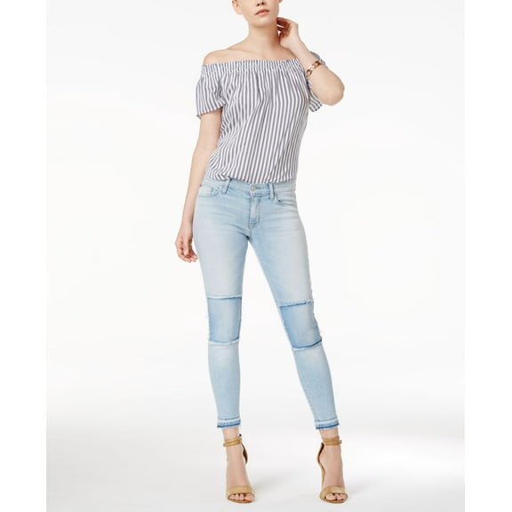 Hudson Suzzi Patched Skinny Jeans Venue 28