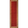 thumbnail image 1 of Infinity Home 548902 Barclay Hudson Terrace 2 ft. 3 in. x 7 ft. 3 in. Runner Rug in Red, 1 of 2