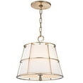 thumbnail image 1 of Hudson Valley HV-9816-AGB Two-Light Pendant Light Fixture Aged Brass, 1 of 6