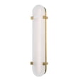 thumbnail image 1 of Hudson Valley Lighting 1125 Skylar 1 Light 25" Tall 3000K Led Wall Sconce - Brass, 1 of 2