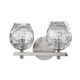 thumbnail image 1 of Hudson Valley Lighting 1252 Burns 2 Light 12" Wide Bathroom Vanity Light - Nickel, 1 of 6