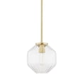 thumbnail image 1 of Hudson Valley Lighting 1509 Bennett 9" Wide Mini Pendant - Brass, 1 of 2