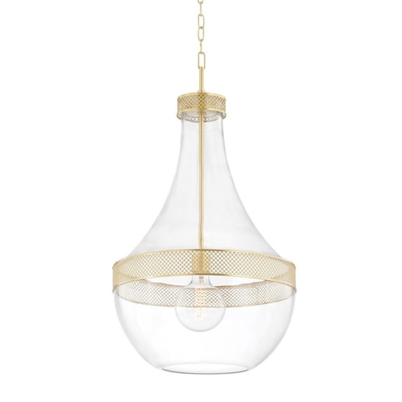 Hudson Valley Lighting 1817 Hagen 18" Wide Pendant - Brass