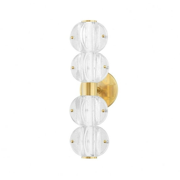 Hudson Valley Lighting 1904 Lindley 2 Light 16" Wide Led Bathroom Vanity Light - Brass