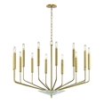 thumbnail image 1 of Hudson Valley Lighting 2614 Gideon 14 Light 33" Wide Crystal Chandelier - Brass, 1 of 1