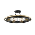 thumbnail image 1 of Hudson Valley Lighting 2721 Chambers 6 Light 21" Wide Semi-Flush Ceiling Fixture - Bronze, 1 of 1