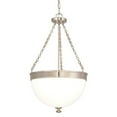 thumbnail image 1 of Hudson Valley Lighting 324AGB Barrington 14"Dia 3 Light Down Lighting Pendant,Ag, 1 of 2