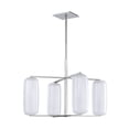 thumbnail image 1 of Hudson Valley Lighting 3474 Pebble 4 Light 34" Wide Chandelier - Nickel, 1 of 4