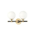 thumbnail image 1 of Hudson Valley Lighting 3702 Bowery 2 Light 15" Wide Bathroom Vanity Light - Bronze, 1 of 1