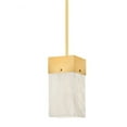thumbnail image 1 of Hudson Valley Lighting 3806 Times Square 6" Wide Mini Pendant - Brass, 1 of 4