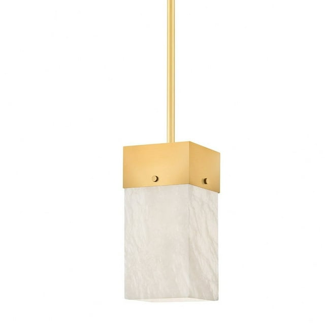 Hudson Valley Lighting 3806 Times Square 6" Wide Mini Pendant - Brass