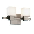 thumbnail image 1 of Hudson Valley Lighting 4442 Milford 2 Light 12" Wide Bathroom Vanity Light - Nickel, 1 of 2