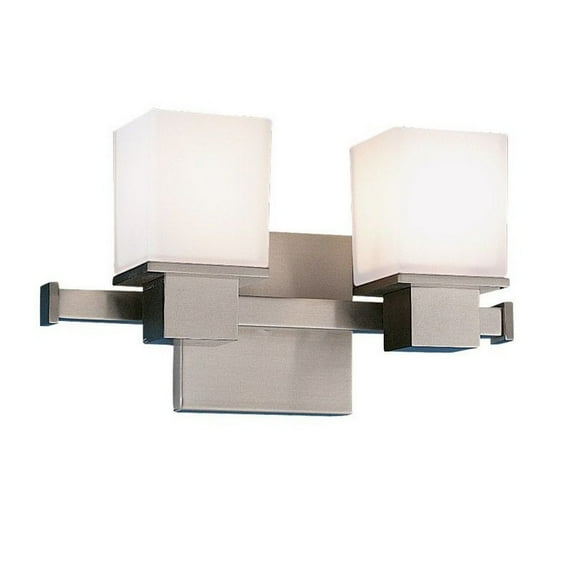 Hudson Valley Lighting 4442 Milford 2 Light 12" Wide Bathroom Vanity Light - Nickel