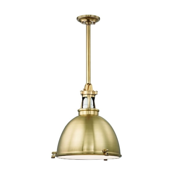 Hudson Valley Lighting 4620 Massena 1 Light 20" Wide Pendant - Brass