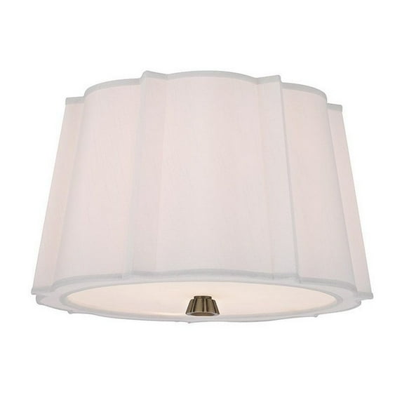 Hudson Valley Lighting 4817 Humphrey 2 Light 17" Wide Flush Mount Ceiling Fixture - Brass
