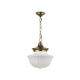 thumbnail image 1 of Hudson Valley Lighting 5012 Dutchess 1 Light 12" Wide Pendant - Brass, 1 of 7