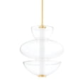 thumbnail image 1 of Hudson Valley Lighting 5319 Palermo 19" Wide Led Pendant - Brass, 1 of 2