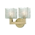 thumbnail image 1 of Hudson Valley Lighting 5442 Sagamore 2 Light 11" Wide Led Bathroom Vanity Light - Brass, 1 of 2