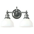 thumbnail image 1 of Hudson Valley Lighting 5902 Sutton 2 Light 16" Wide Bathroom Vanity Light - Nickel, 1 of 2