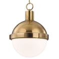 thumbnail image 1 of Hudson Valley Lighting 615 Lambert 1 Light 15" Wide Pendant - Brass, 1 of 3