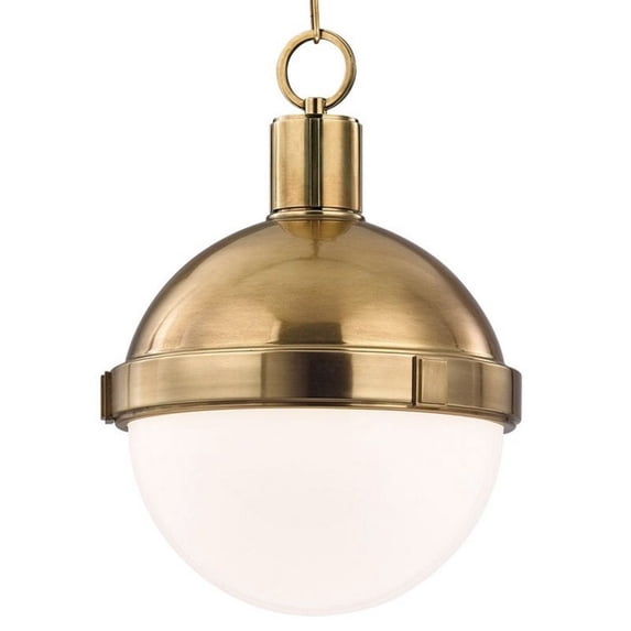 Hudson Valley Lighting 615 Lambert 1 Light 15" Wide Pendant - Brass