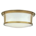 thumbnail image 1 of Hudson Valley Lighting 6513SN Newport 2 Light Flush Mount Ceiling Fixture,Satin, 1 of 7