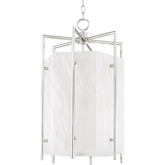 Hudson Valley Lighting 7019-PN Pendants Polished Nickel Steel Flatbush