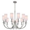 thumbnail image 1 of Hudson Valley Lighting 8032 Mason 12 Light 35" Wide Chandelier - Nickel, 1 of 5