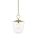 thumbnail image 1 of Hudson Valley Lighting 8312 Greene 1 Light 12" Wide Pendant - Brass, 1 of 3