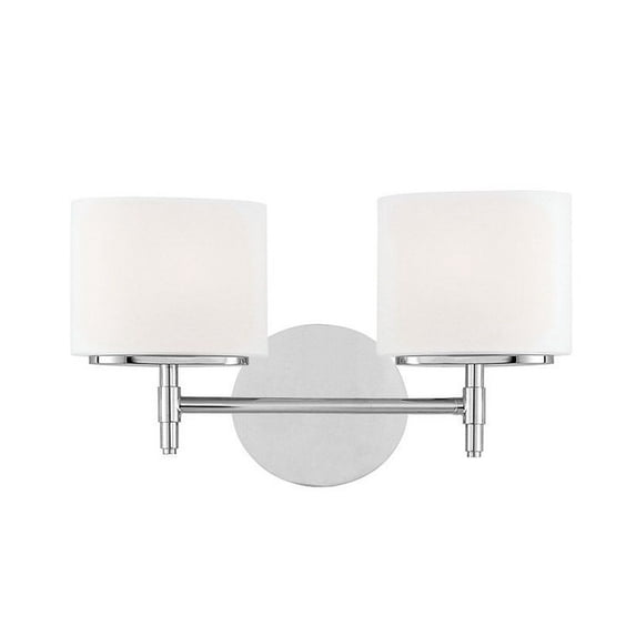 8902-PC-Hudson Valley Lighting-Trinity 2 Light Bath Vanity - 13.75 Inches Wide by 7.875 Inches High-Polished Chrome Finish
