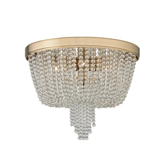 Hudson Valley Lighting 9008 Royalton 4 Light 18" Wide Flush Mount Waterfall Ceiling