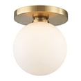 thumbnail image 1 of Hudson Valley Lighting 9081 Baird 1 Light 5" Tall Led Bathroom Sconce - Brass, 1 of 2