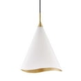 thumbnail image 1 of Hudson Valley Lighting 9613 Martini 1 Light 13" Wide Pendant - Gold, 1 of 1